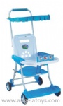 Folded Baby Pushchair - pink and blue 2 colors
