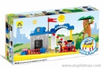 Small Block Table-Super Police-46pcs