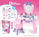 Luxurious Dream Dresser and Chair with light and music