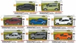 1:36 Pull Back Die Cast Car with light and music - 4 models ASST