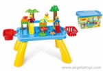 Paradise Block Set + Small Table - 44pcs