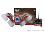 R/C 360° Rolling Standing Car with light - included battery - red and blue 2 colors