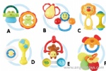 Baby Rattles - 2pcs - 6 models