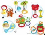 Baby Rattles - 6 models ASST