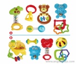 Baby Rattles - 6pcs- 2 models ASST