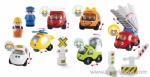 3 pcs Trucks with Doll