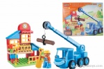 B/O  Universal Moving Assemble Trucks Including Bolcks (with light and sound effects)