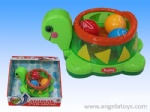 Battery-operated Ball Turtle with light and music