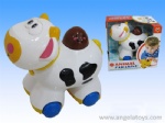 Battery-operated Cow with light and music