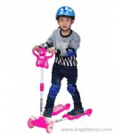 Butterfly Scooter with Light and Music-green, blue and pink 3 colors