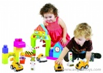 2 pcs Cartoon Trucks with Blocks