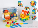 Monkey Beach Luggage Block Car - yellow and orange 2 colors ASST