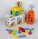 Beach Luggage Block Car-yellow and orange 2 colors ASST